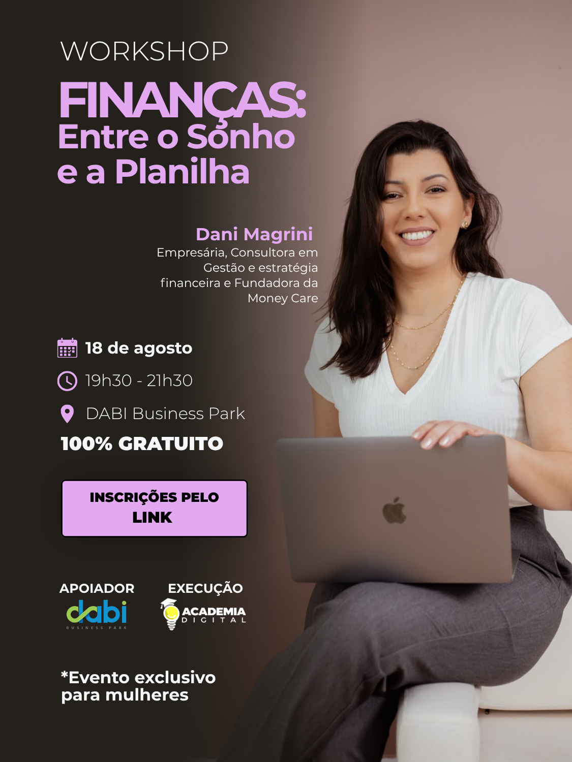 Workshop "Finanças: entre o sonho e a planilhado"