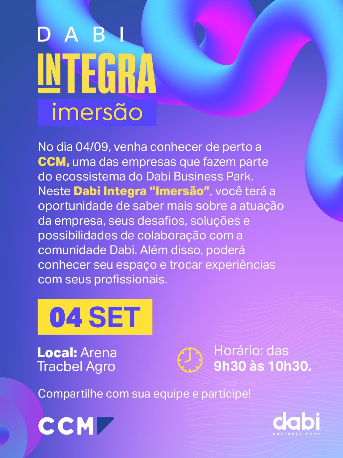 Dabi Integra - Imersão: CCM